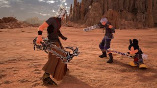 KH3 MODS Riku and King Mickey vs Terranort Critical Mode [upl. by Alonso]