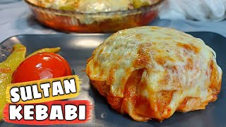 SULTAN KEBABI ✅ KIYMALI YUFKA KEBABI 🔝KEBAB RECIPE 👍ETLİ NASIL YAPILIR 👌 BASİT SOS TARİFİ 😋 [upl. by Muriah]