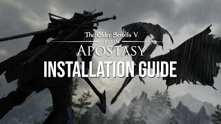 SKYRIM INSTALL 3000 MODS IN ONE CLICK  Apostasy Install Guide amp Tips [upl. by Uriia5]