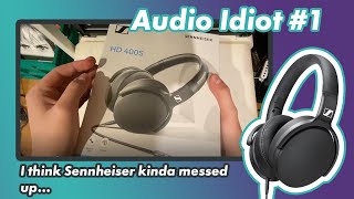 Damn What the hell Sennheiser HD400s Unboxing and First Impressions  Audio Idiot 1 [upl. by Carmen]