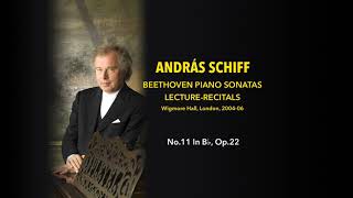 András Schiff  Sonata No11 in B♭ Op22  Beethoven LectureRecitals [upl. by Enyahs]