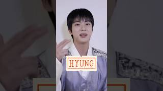 BTS Jins Chuseok greeting shorts bts jin [upl. by Nylitsirk]