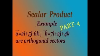 How to show vectors are orthogonal vectors using easy steps example PART4 [upl. by Eetsirk]