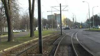 Tramwaj Warszawa linia 26 czII [upl. by Nalid]