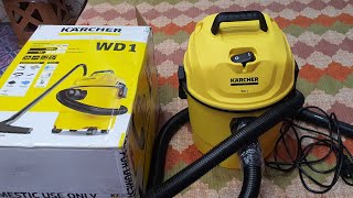 Karcher WD1 Vacuum Cleaner Wet amp Dry With Blower Function vishalsaxena [upl. by Eimak538]