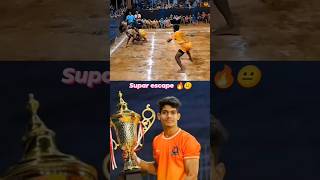 Super escape kabaddi viralshorts cricketlover 100k [upl. by Gentes808]