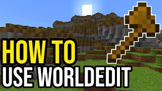 How To Use WORLD EDIT In Minecraft PS4XboxPE NO MODS [upl. by Lawtun479]