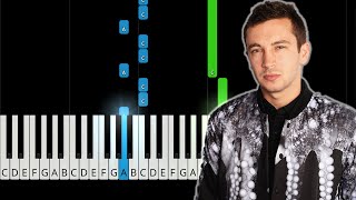 twenty one pilots  Implicit Demand for Proof  EASY Piano Tutorial [upl. by Ahsitniuq769]