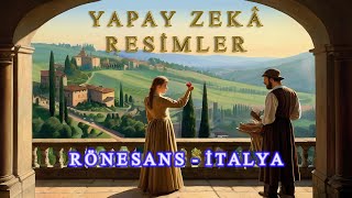 YAPAY ZEKÂ RESİMLER  RÖNESANS İTALYA [upl. by Verney196]