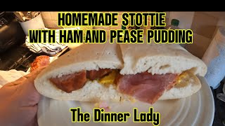 HOME MADE STOTTIE CAKE WITH HAM amp PEASE PUDDING [upl. by Callista]