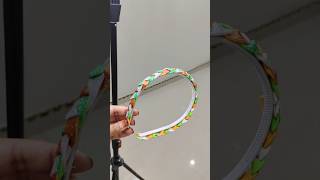 how to make independence day special hair band using colourfull sheetviralDiyhairband for girls [upl. by Marigold920]