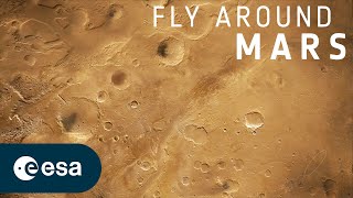 Fly around Ares Vallis on Mars [upl. by Sima]