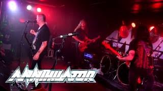 ANNIHILATOR quotStonewallquot live  The Brass Monkey Ottawa 12092016 [upl. by Akimert]