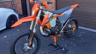 ktm exc 2021 ma nouvelle moto  250 2t [upl. by Lardner915]