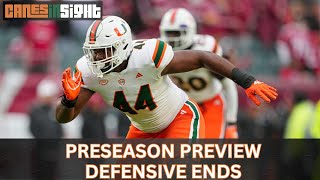 DEFENSIVE END CanesInSight Preseason Preview 20242025 [upl. by Esinrahc]