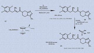 Sitagliptina antidiabético síntesis I [upl. by Agna]