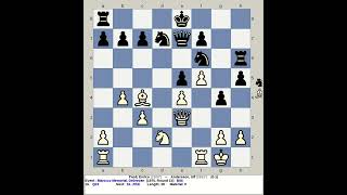 Paoli Enrico vs Andersson Ulf  Maroczy Memorial Chess 1970 Debrecen Hungary [upl. by Dorcy]