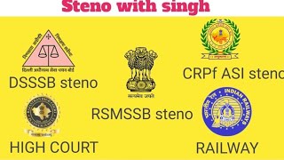 RSMSSB Steno 50 WPM previous year dictation SSC steno High court Rajsthan steno all exams👍 [upl. by Nibbor]