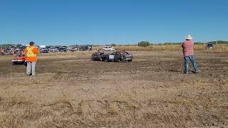 Moosomin First Nation Demolition Derby 2024 Heat 3 [upl. by Lyall721]