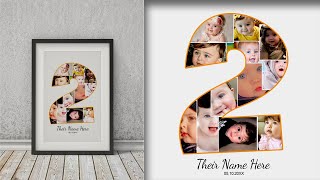 Create a Stunning Birthday Collage in Photoshop – Easy Tutorial [upl. by Riha]