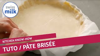 Comment faire une pâte brisée  Tuto cuisine  Swissmilk 2020 [upl. by Lupita62]