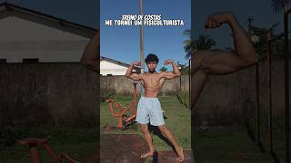 treino de costas e bíceps calistenia treino calisthenics workout shorts [upl. by Shandy]