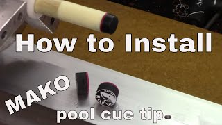 Replace Pool Cue Tip [upl. by Fruin77]