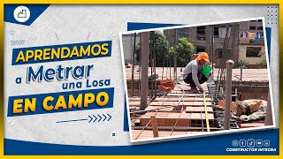 ✅¿CÓMO SE REALIZA EL METRADO DE UNA LOSA ALIGERADA✅  Paso a Paso✍👷‍♂️ [upl. by Chappie800]