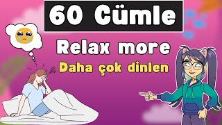 Türkçe Çevirisi İle 60 İngilizce Çok Kısa Cümleleri Öğrenin  Yeni Başlayanlar İçin  DilMelek [upl. by Anisor]