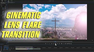 41  How to Add Lens Flare Transition  Premiere Pro  Tech Nestology [upl. by Imef]