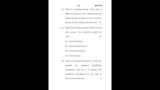 MCS 012 Important Questions  Mcs 012 Solved Question Paper 2024  Mcs 012 Previous Year Solution [upl. by Ahsinrat134]