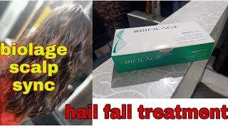 Hair fall treatment 2019how to stop hair fallbiology scalp sync [upl. by Daza849]