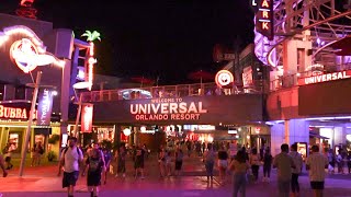 How Universal Orlandos City walk crowds looks like at night during Grad Bash 2024 [upl. by Hanselka]