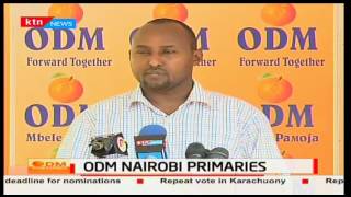 Junet Mohamed presser on ongoing ODM Nairobi Primaries [upl. by Hannon294]