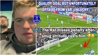 Everton 00 Newcastle Matchday vlog Pickford masterclass as Clare Balding has a shocker [upl. by Ayhtak]