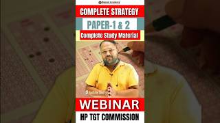 Complete Strategy to crack HP TGT Commission Paper1 amp 2 bansalacademy livewebinar [upl. by Satterfield]