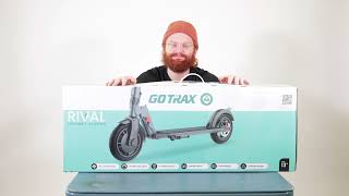 The GOTRAX Rival Unboxing amp Overview [upl. by Eralc]