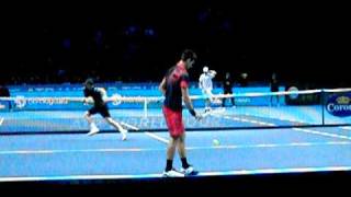 ジョコビッチ  サービス  ATP World Tour Finals 2010 [upl. by Hsejar]