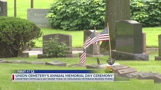 Union Cemeterys annual Memorial Day ceremony [upl. by Quick]