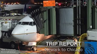 BASIC ECONOMY FREE UPGRADE United Airlines Newark to Chicago  Boeing 737900ER [upl. by Junia]