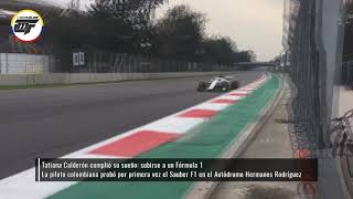 Así fue el debut de Tatiana Calderón en el Sauber F1 [upl. by Creath]