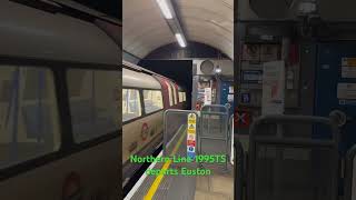 Northern Line 1995TS departs Euston Bank Branch londonundergroundtransport [upl. by Nuawad351]