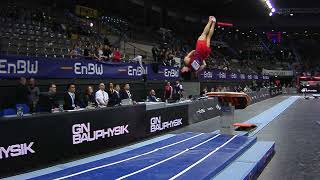 Taiki KAKUTANI Japan Sprung  EnBW DTB Pokal 2024  Junioren Team Challenge Männer Stuttgart Turnen [upl. by Burnley]