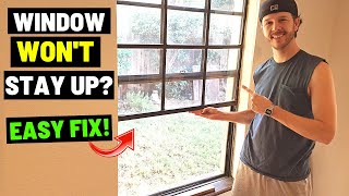 FIX Window that Wont Stay Up How To Replace a Spiral Window Balance [upl. by Oram]