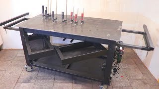 Building Welding Table  Workbench [upl. by Ahsiekit996]