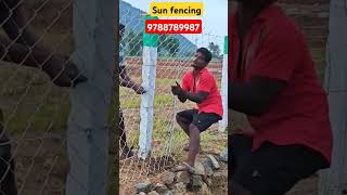 Sun fencing 5ft chainlink installation fencing chainlinkfence [upl. by Malet]