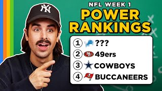 Our Week 1 POWER RANKINGS [upl. by Dinerman141]