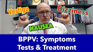 BPPV Benign Paroxysmal Positional Vertigo  Symptoms Tests Treatments [upl. by Ricketts575]