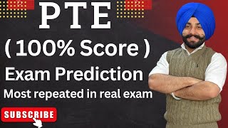 PTE Exam predictions in 2024 most repeated in real exam  Gurwinder sir [upl. by Adnorrehs]