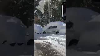 Heavy Snow Fall At Mashobra Naldhera Road himachal live snow share like shorts travel [upl. by Merceer]